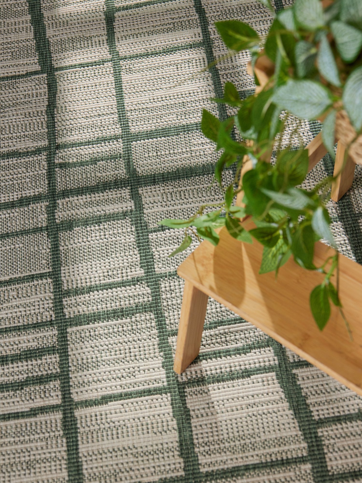 Ted Baker Haringey Rond Buitenkleed Groen Wit