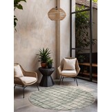 Ted Baker Haringey Rond Buitenkleed Groen Wit