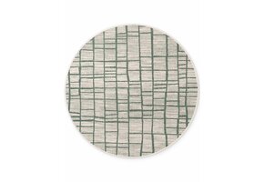 Ted Baker Haringey Rond Buitenkleed Groen Wit