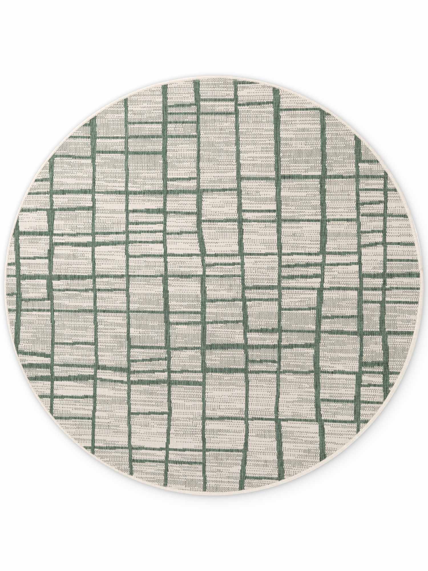 Ted Baker Haringey Rond Buitenkleed Groen Wit