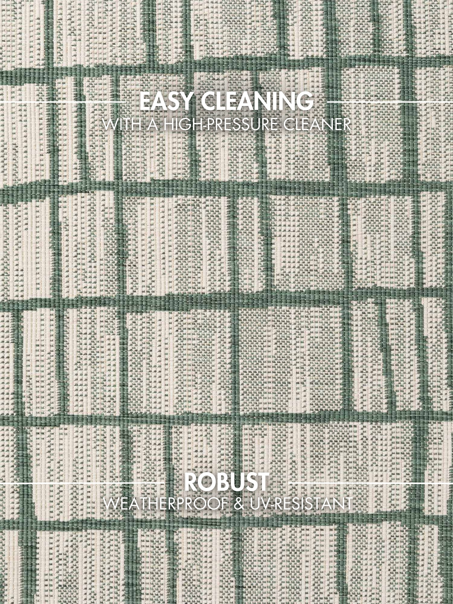 Ted Baker Haringey Rond Buitenkleed Groen Wit