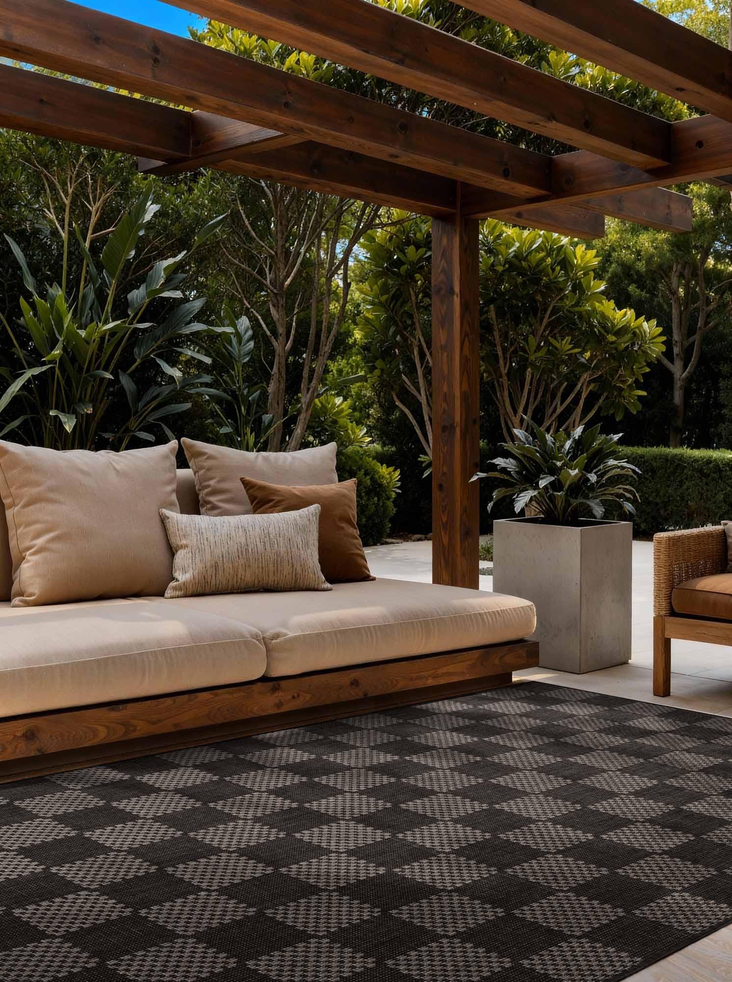 Ted Baker Haringey Buitenkleed Zwart