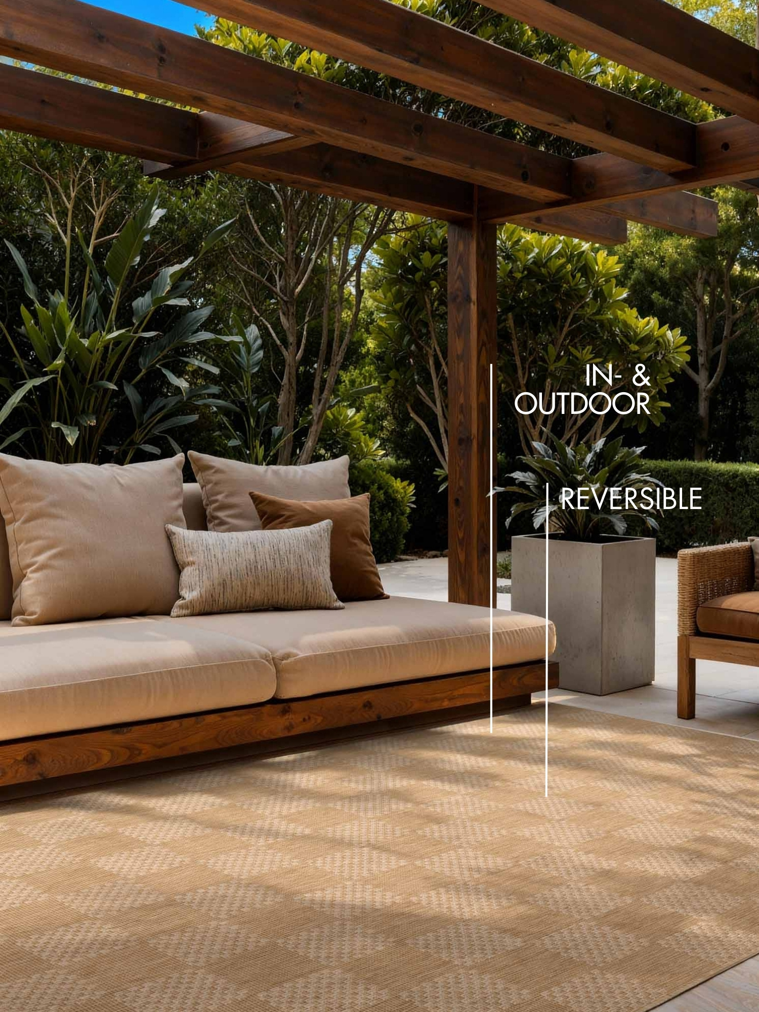 Ted Baker Haringey Buitenkleed Jute