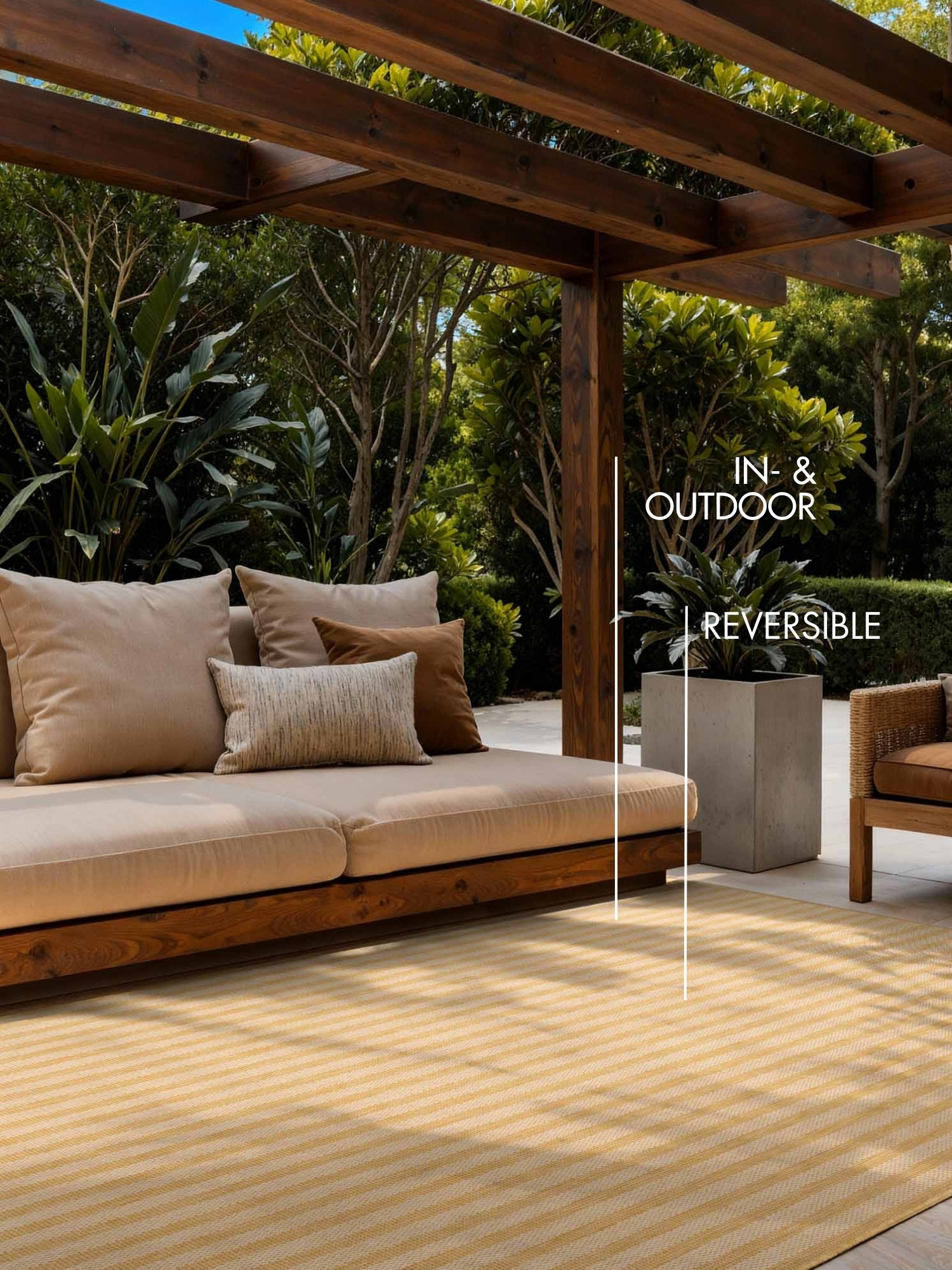 Ted Baker Haringey Buitenkleed Geel