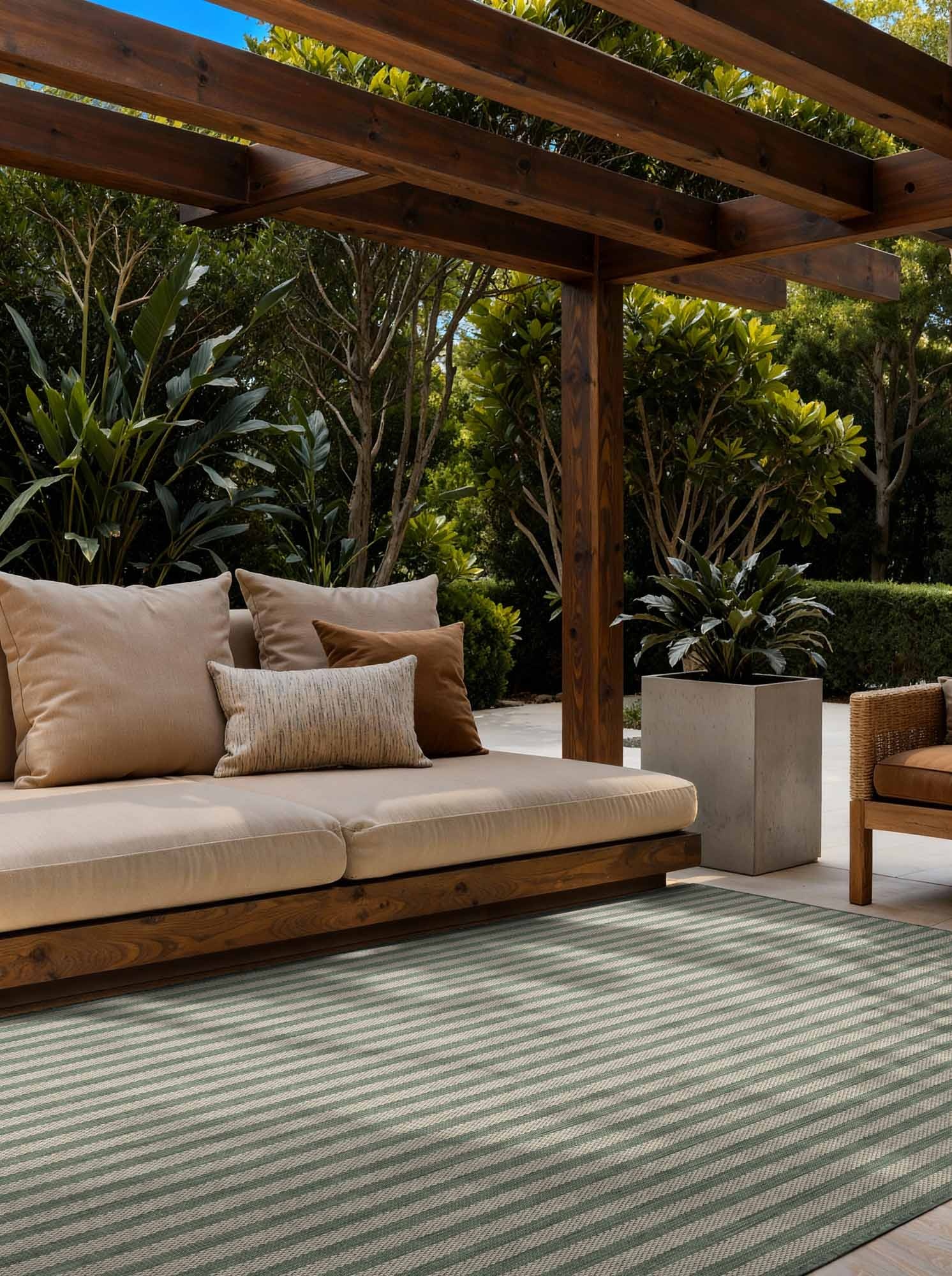 Ted Baker Haringey Buitenkleed Groen Wit