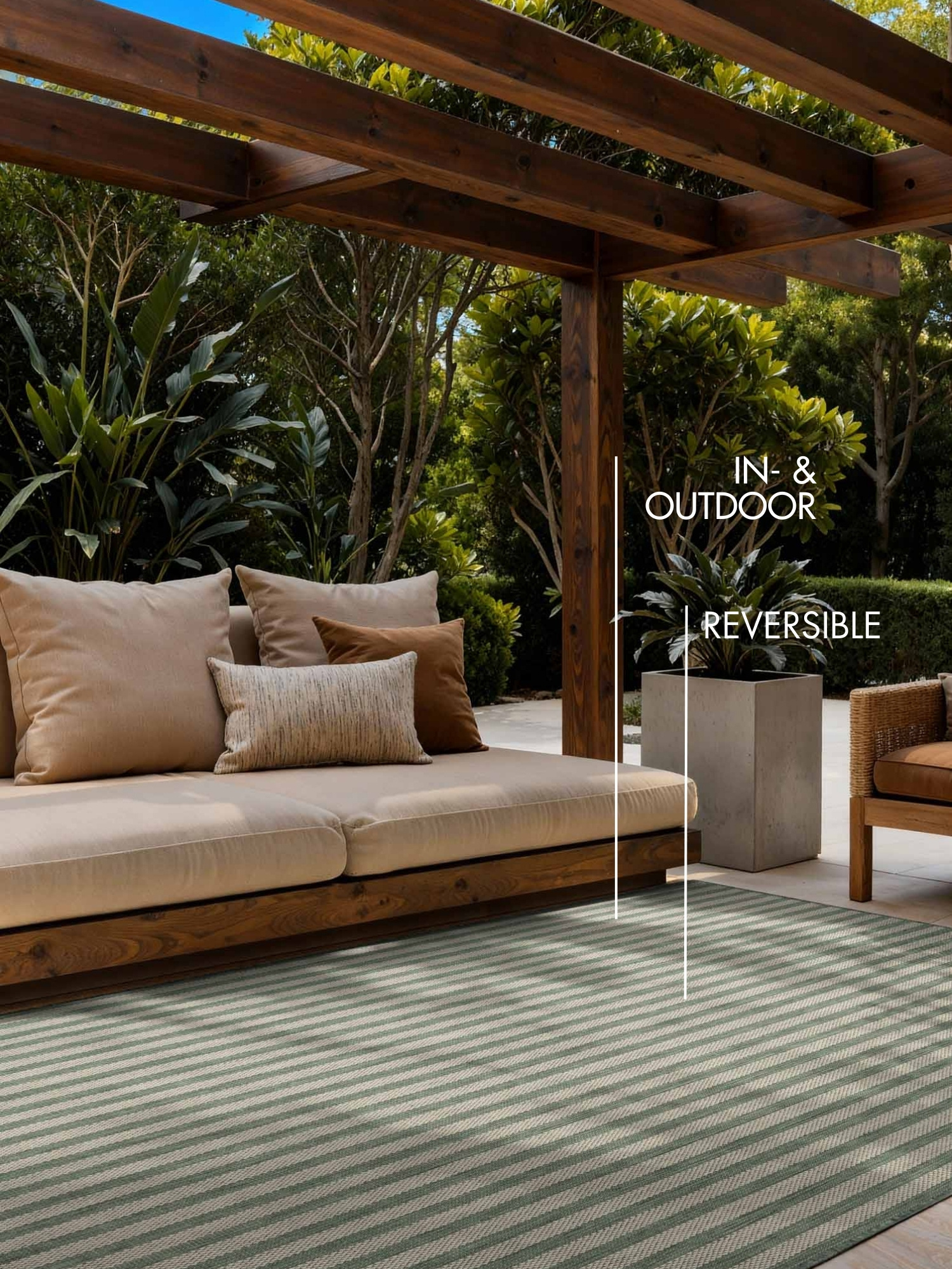 Ted Baker Haringey Buitenkleed Groen Wit