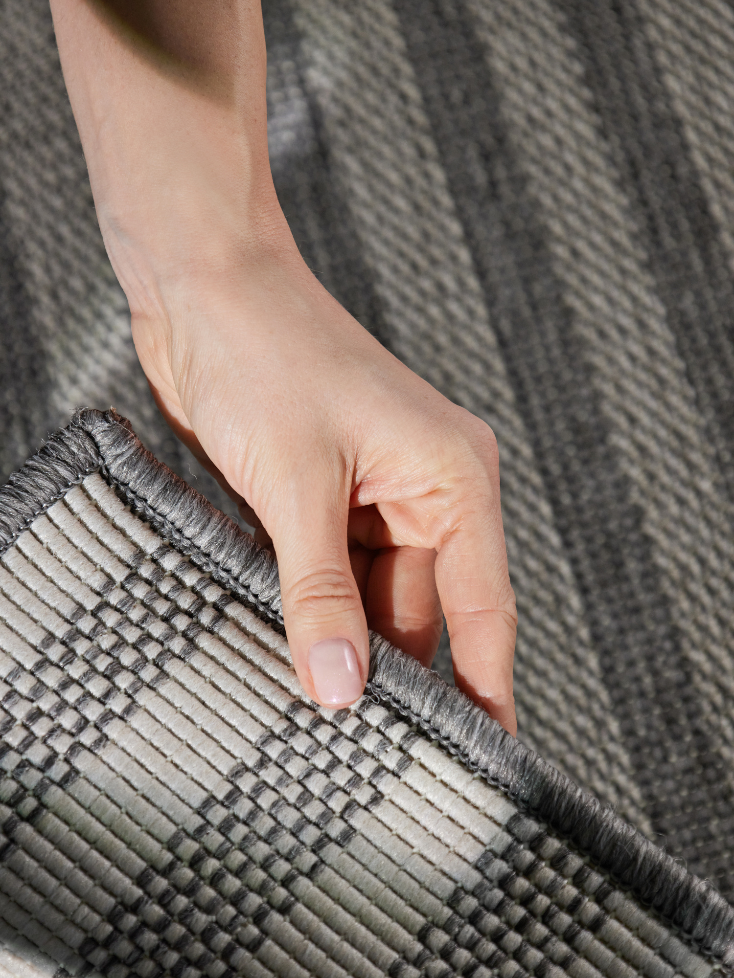 Ted Baker Haringey Buitenkleed Grijs Wit