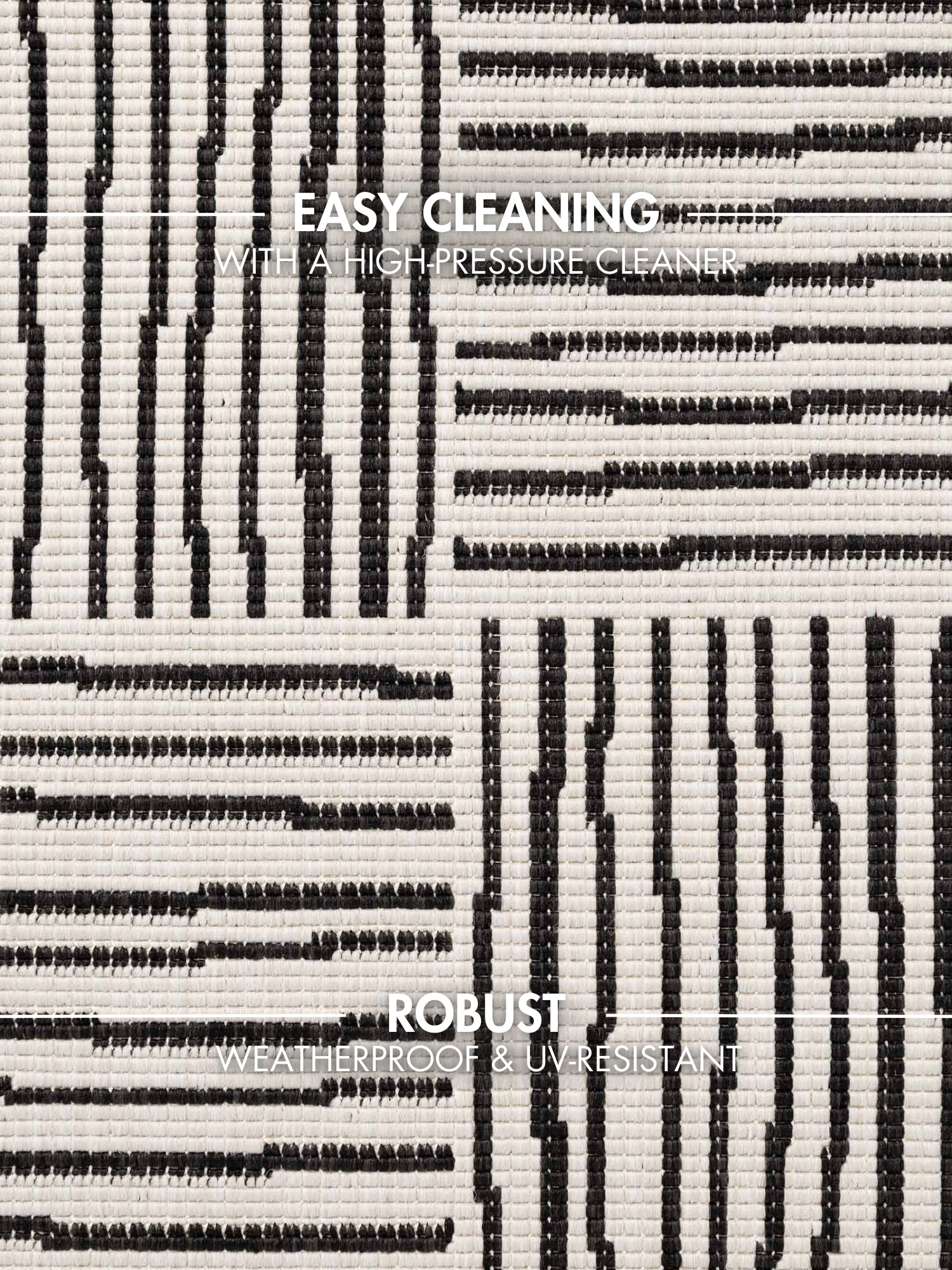 Ted Baker Haringey Buitenkleed Zwart Wit