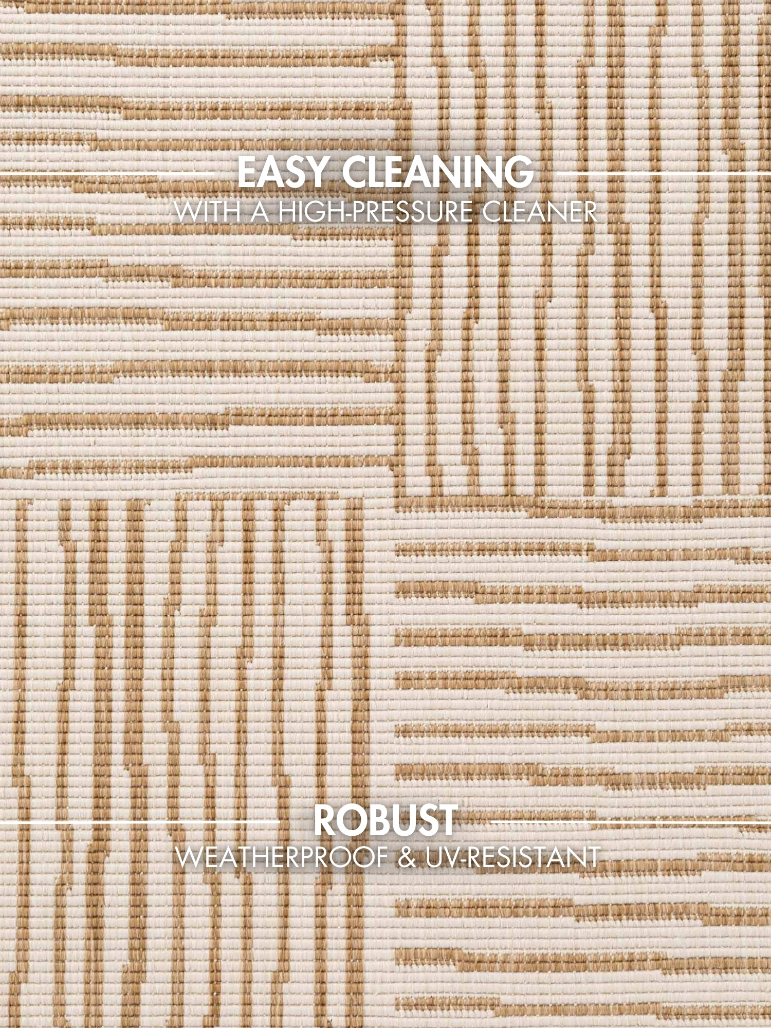 Ted Baker Haringey Buitenkleed Jute Wit