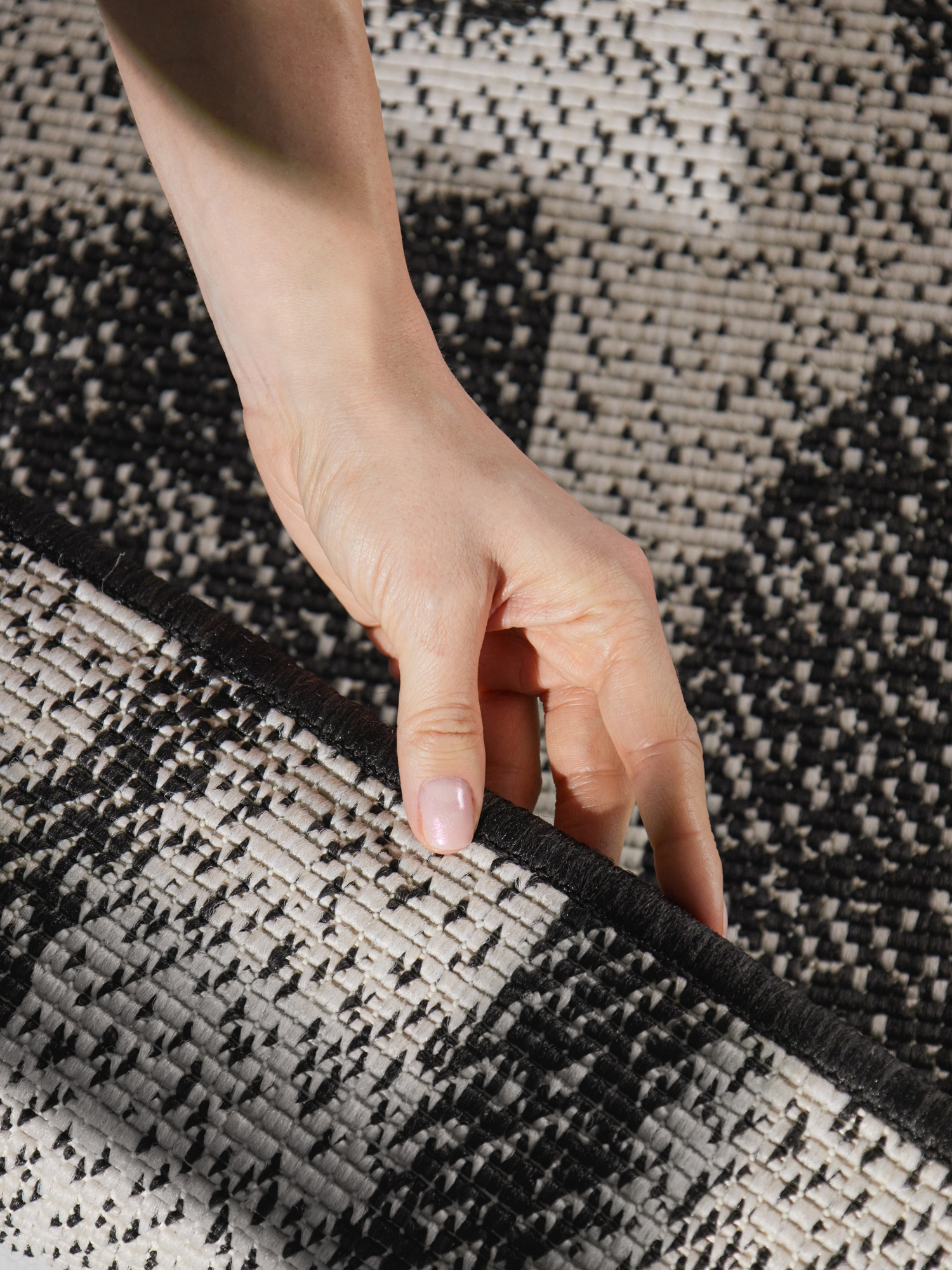 Ted Baker Haringey Buitenkleed Zwart Wit