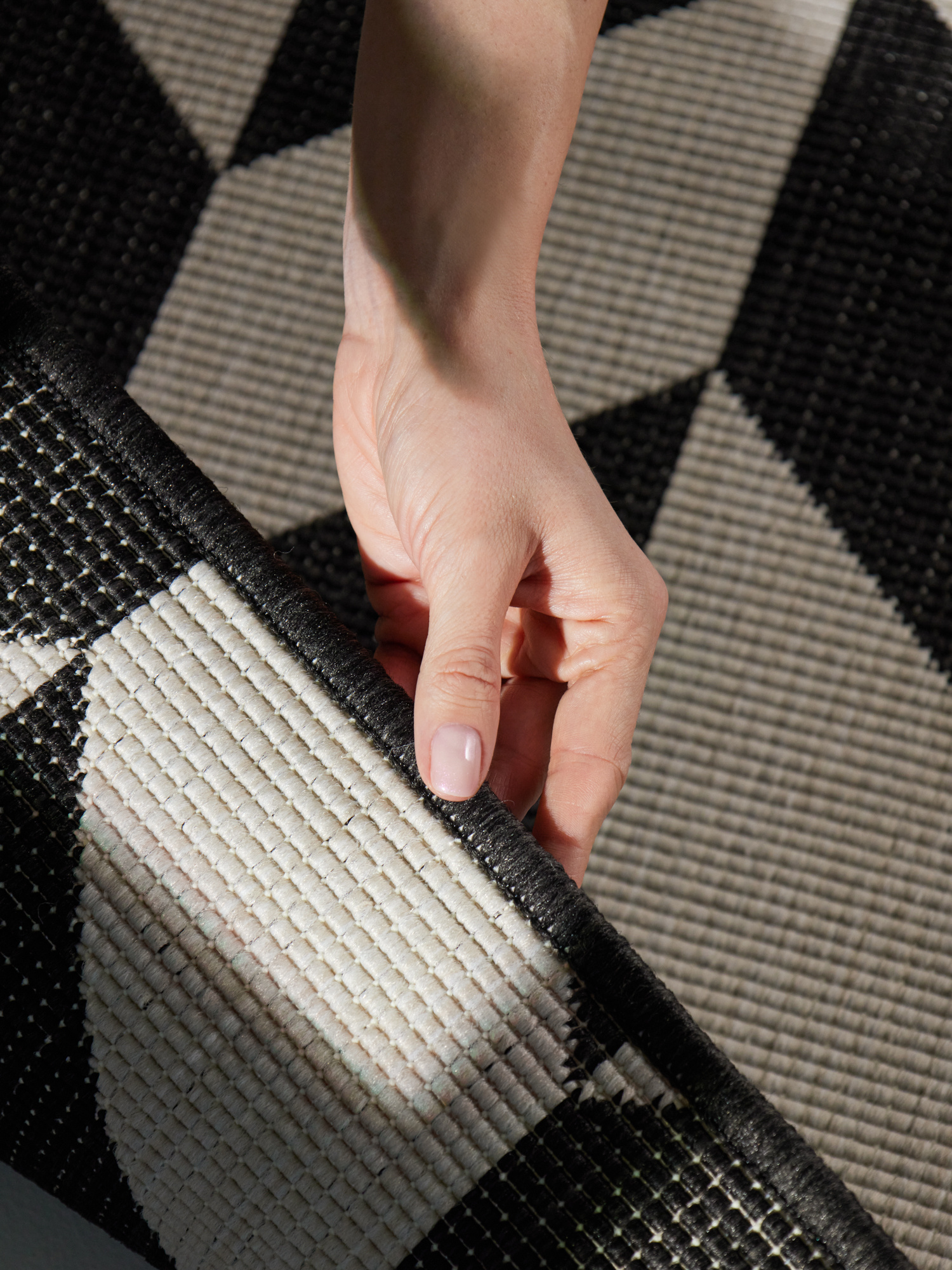 Ted Baker Haringey Buitenkleed Zwart Wit