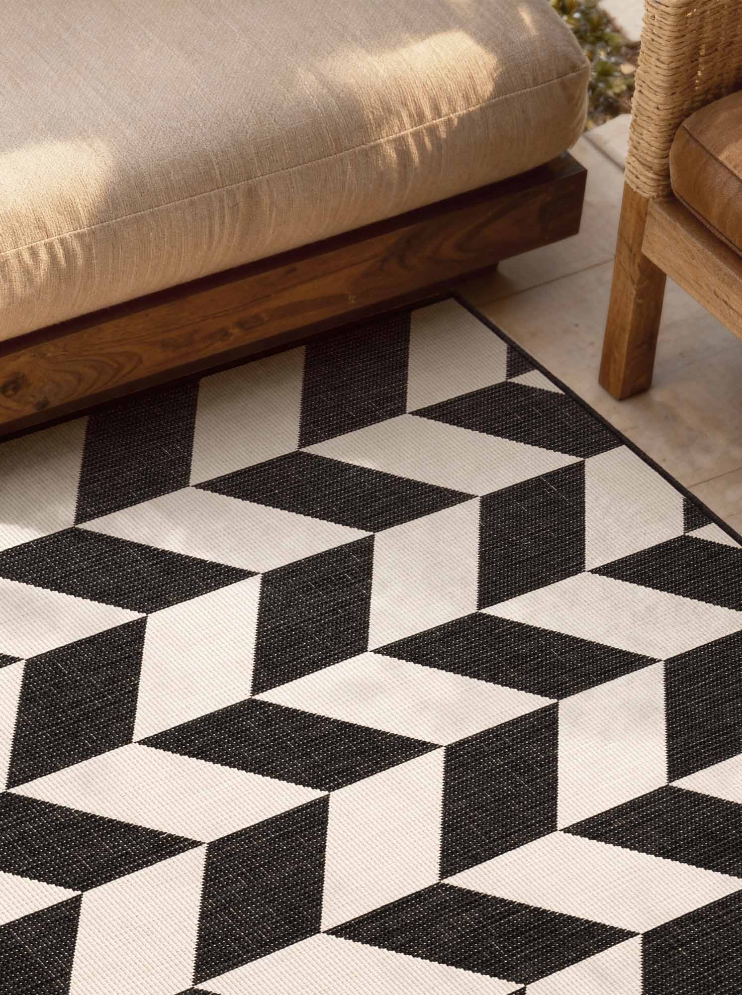 Ted Baker Haringey Buitenkleed Zwart Wit