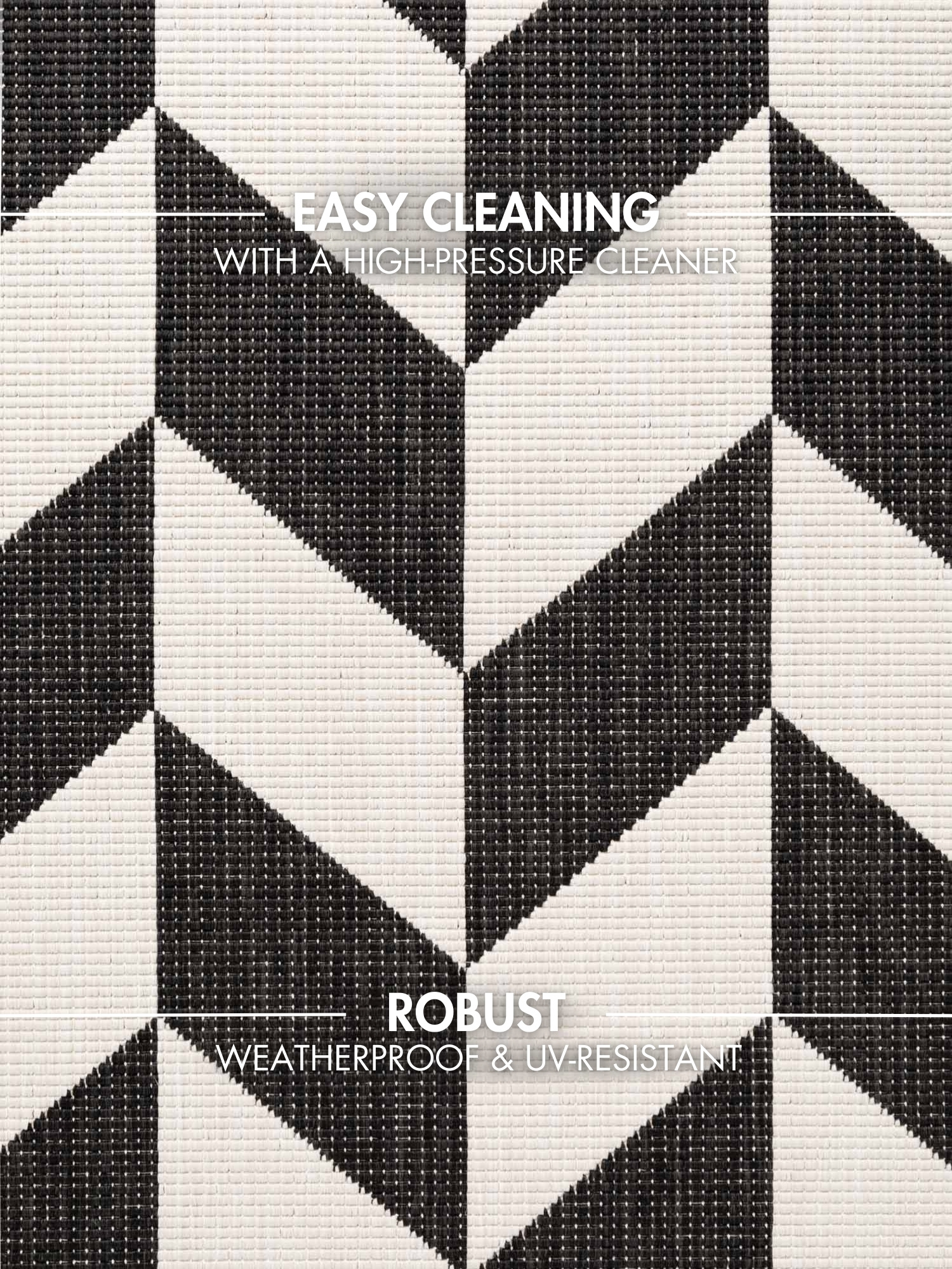 Ted Baker Haringey Buitenkleed Zwart Wit