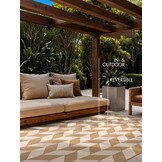 Ted Baker Haringey Buitenkleed Jute Wit