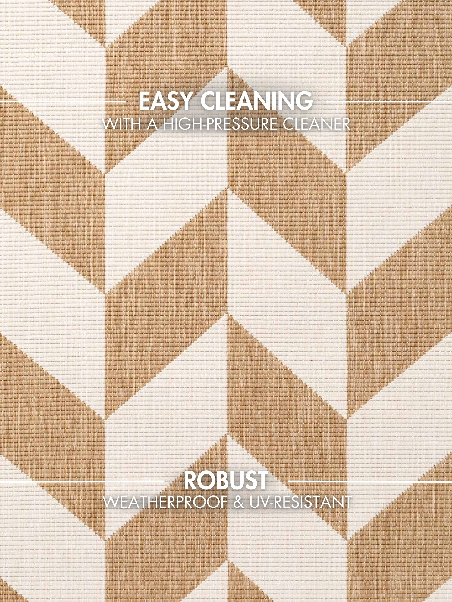 Ted Baker Haringey Buitenkleed Jute Wit