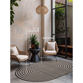 Ted Baker Haringey Buitenkleed Ovaal Zwart Wit