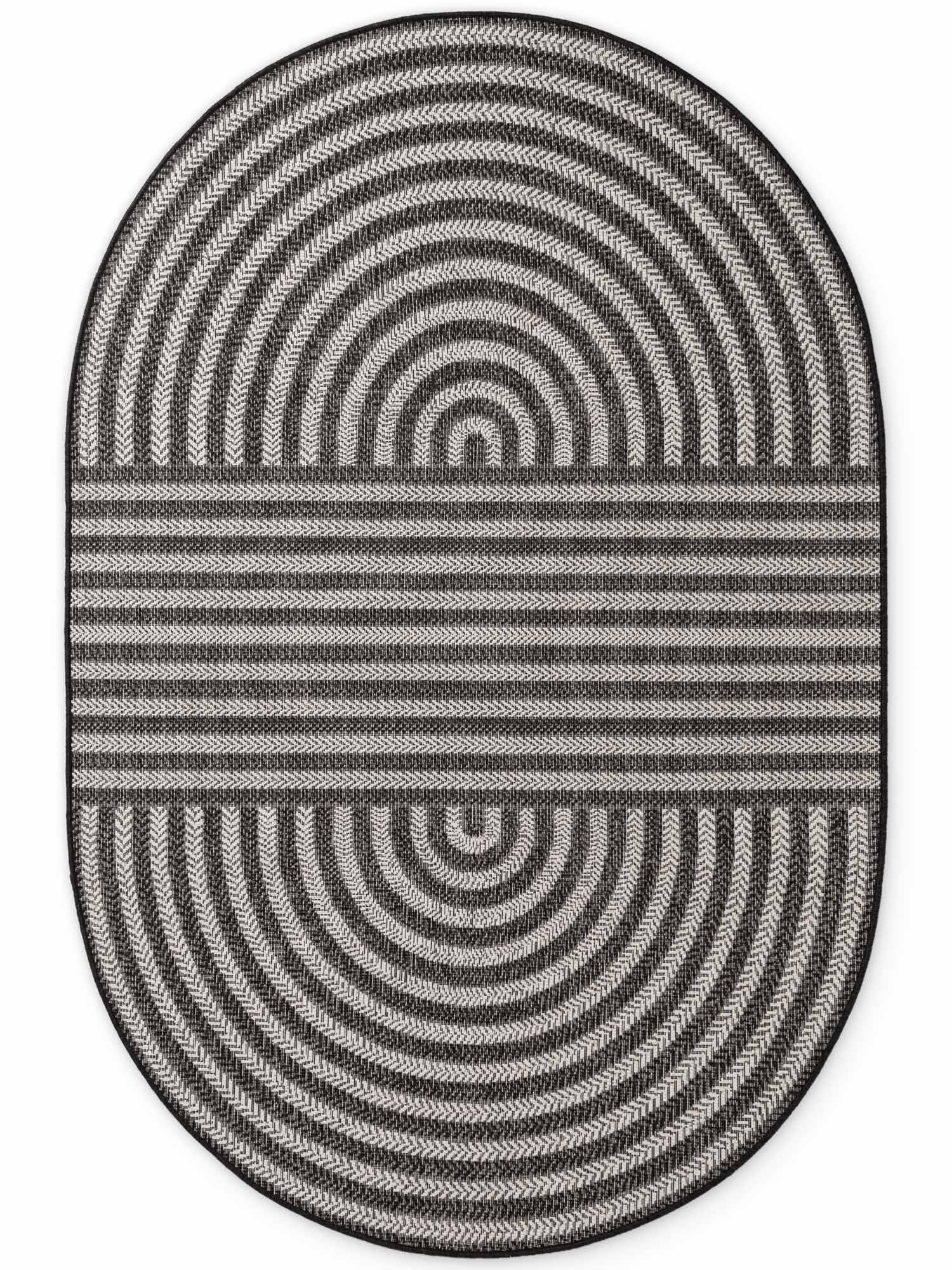 Ted Baker Haringey Buitenkleed Ovaal Zwart Wit