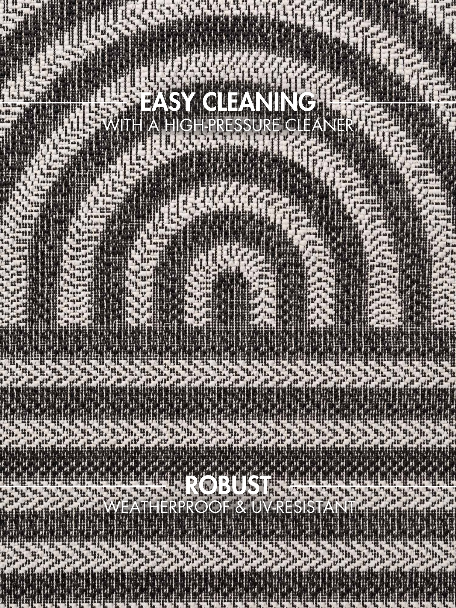 Ted Baker Haringey Buitenkleed Ovaal Zwart Wit