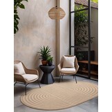 Ted Baker Haringey Buitenkleed Ovaal Jute Wit