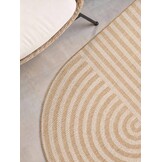 Ted Baker Haringey Buitenkleed Ovaal Jute Wit