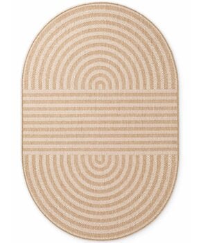 Ted Baker Haringey Buitenkleed Ovaal Jute Wit