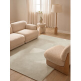 Ted Baker Kensington Wol Japandi Vloerkleed Creme