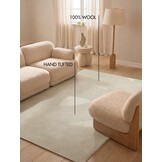 Ted Baker Kensington Wol Japandi Vloerkleed Creme