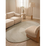 Ted Baker Kensington Wol Japandi Organisch Vloerkleed Creme