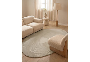Ted Baker Kensington Wol Japandi Organisch Vloerkleed Creme