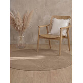 Ted Baker Kensington Wol Japandi Rond Vloerkleed Beige