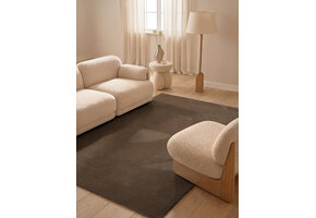 Ted Baker Kensington Wol Japandi Vloerkleed Bruin