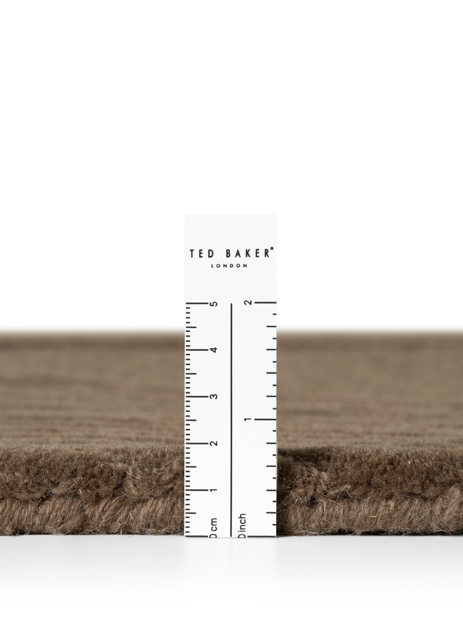 Ted Baker Kensington Wol Japandi Organisch Vloerkleed Bruin