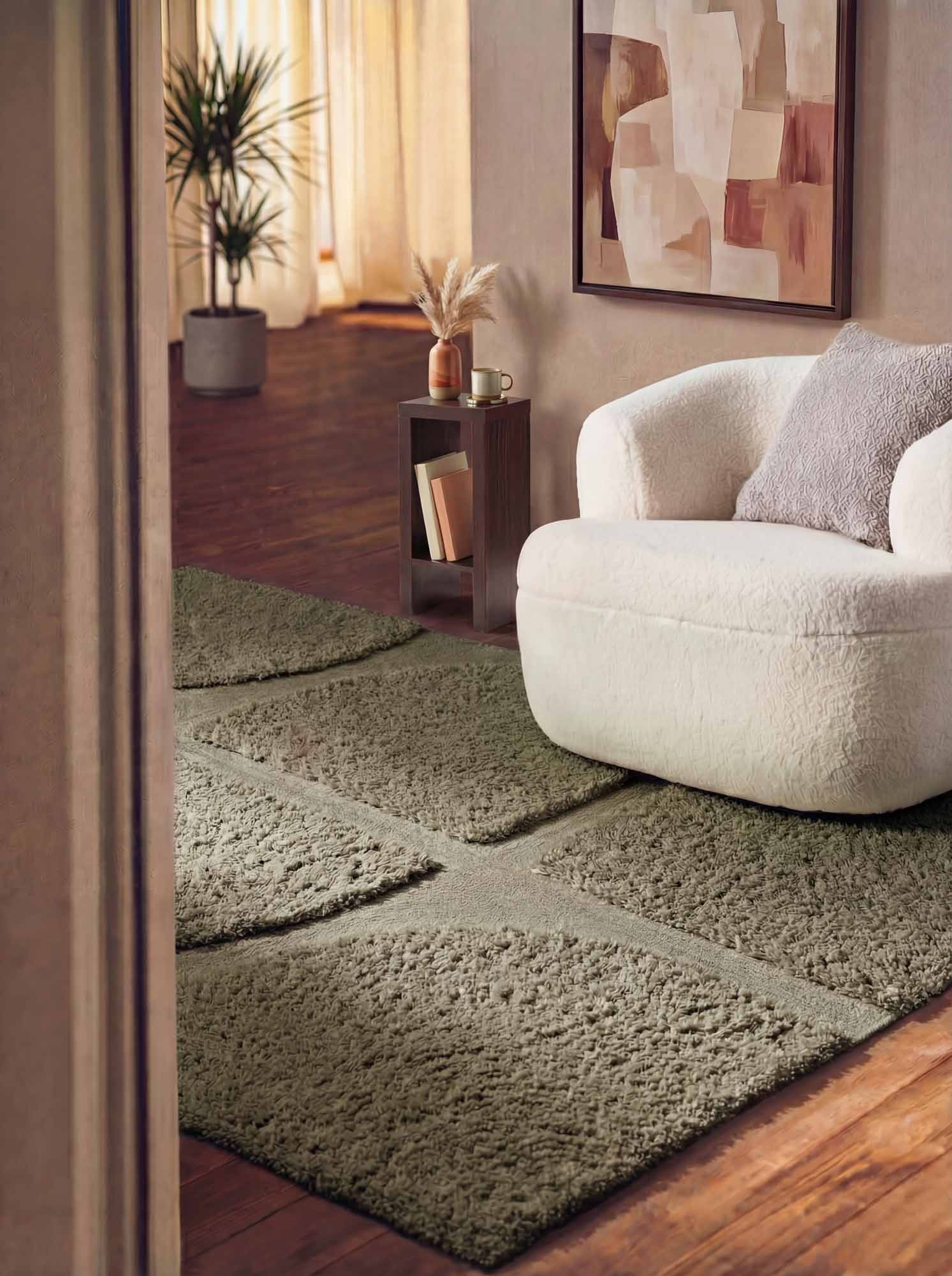 Ted Baker Lambeth Hoogpolig Vloerkleed Groen