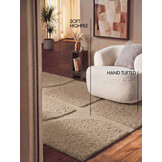 Ted Baker Lambeth Hoogpolig Vloerkleed Beige
