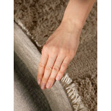 Ted Baker Lambeth Hoogpolig Vloerkleed Rond Beige