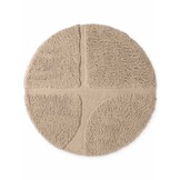 Ted Baker Lambeth Hoogpolig Vloerkleed Rond Beige