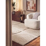 Ted Baker Lambeth Hoogpolig Vloerkleed Creme
