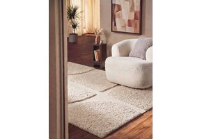 Ted Baker Lambeth Hoogpolig Vloerkleed Creme
