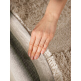 Ted Baker Lambeth Hoogpolig Vloerkleed Rond Creme