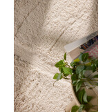 Ted Baker Lambeth Hoogpolig Vloerkleed Rond Creme