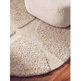 Ted Baker Lambeth Hoogpolig Vloerkleed Rond Creme