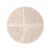 Ted Baker Lambeth Hoogpolig Vloerkleed Rond Creme