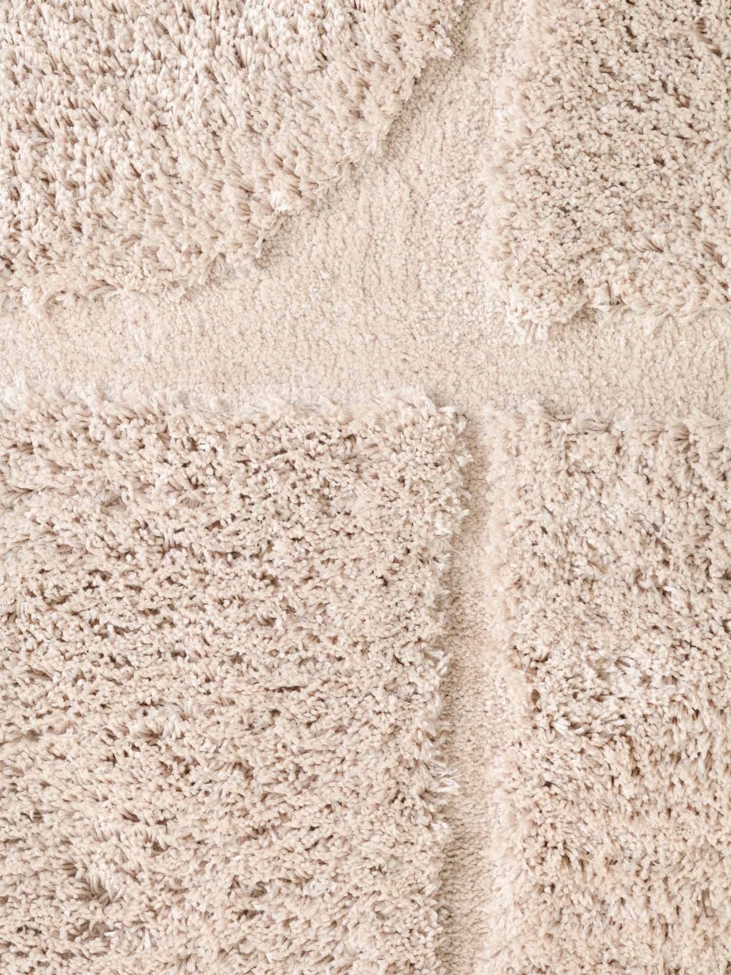 Ted Baker Lambeth Hoogpolig Vloerkleed Rond Creme