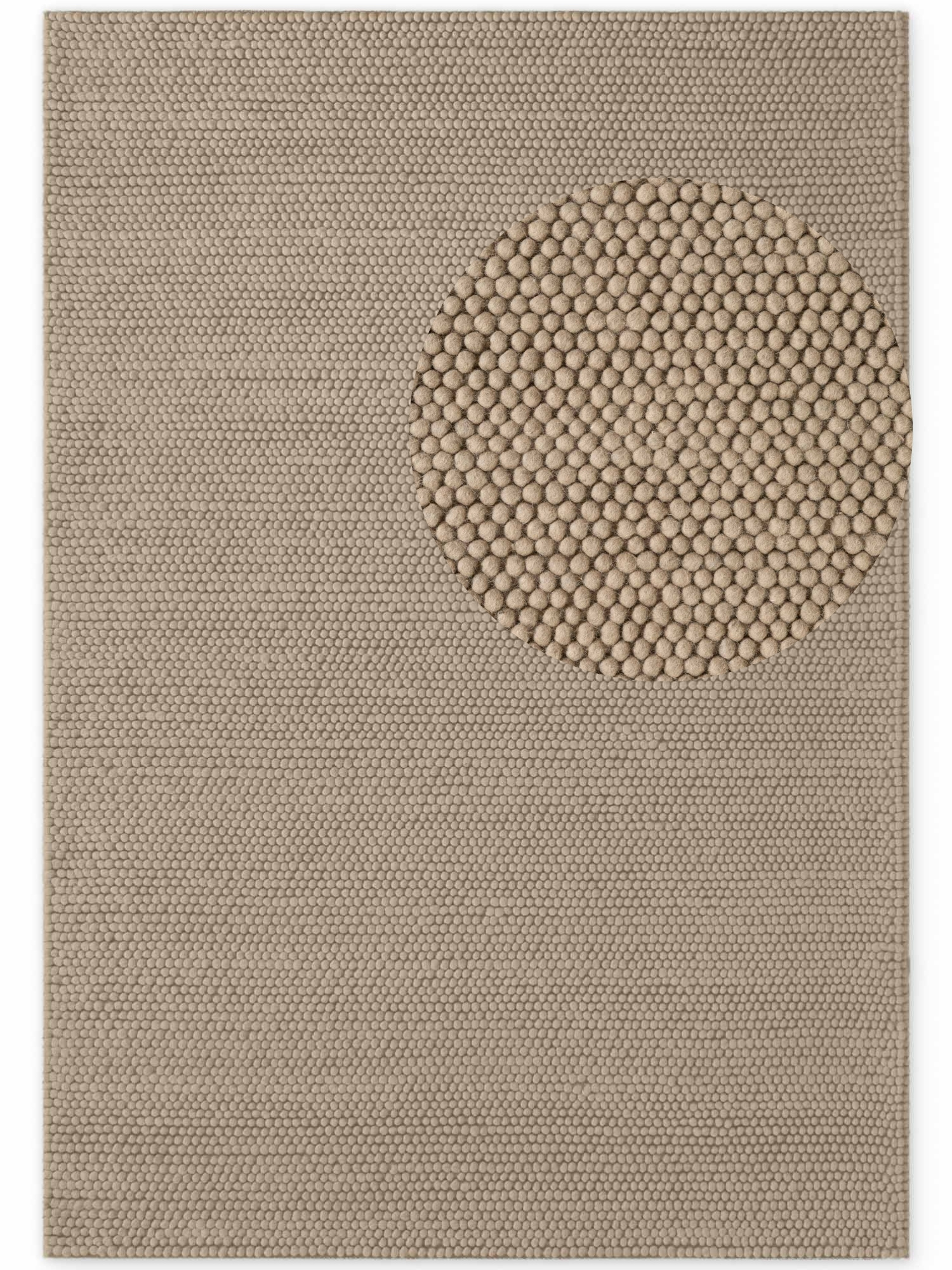 Ted Baker Richmond Wol Vloerkleed Beige