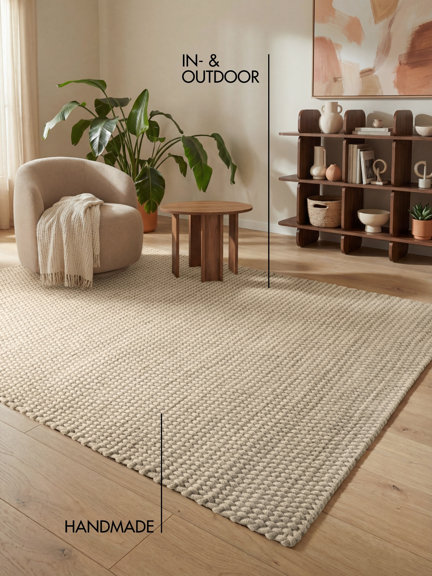 Ted Baker Southwark In- & Outdoor Vloerkleed Creme