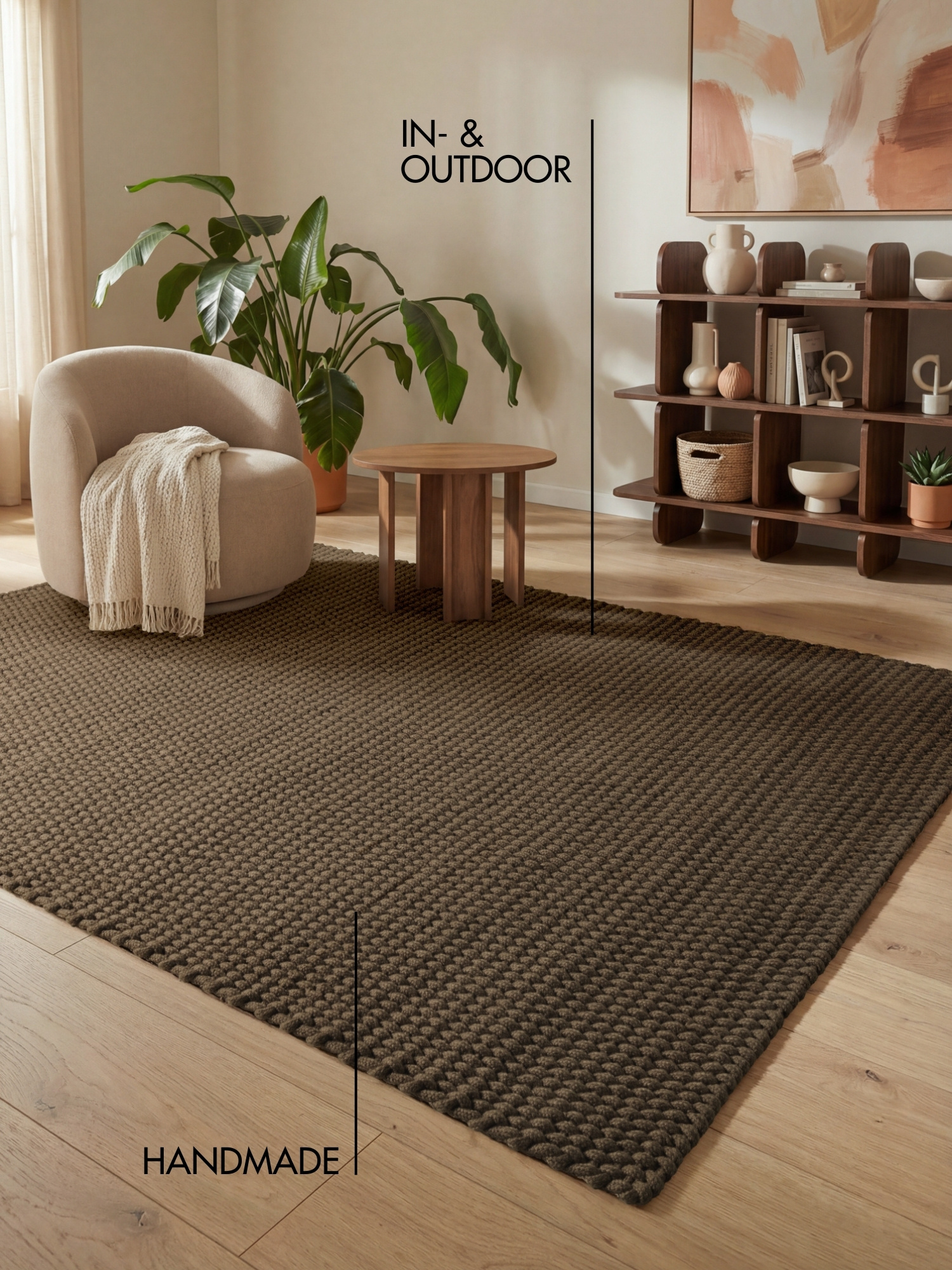 Ted Baker Southwark In- & Outdoor Vloerkleed Bruin