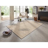 Elle Decoration Buitenkleed Arras Bruin in Handmade-Look