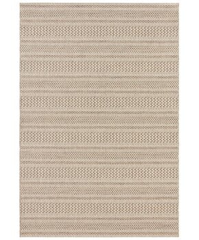 Elle Decoration Buitenkleed Arras Bruin in Handmade-Look