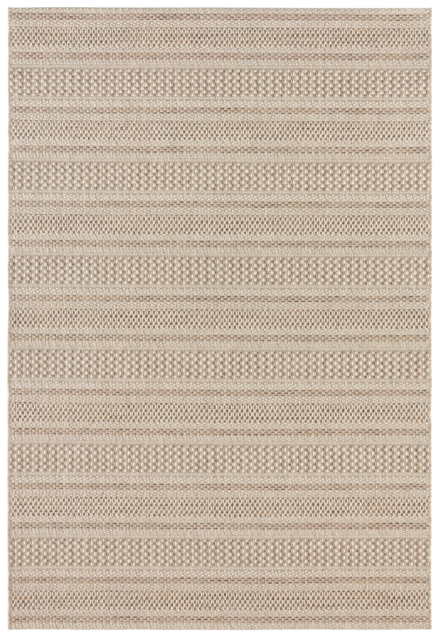 Elle Decoration Buitenkleed Arras Bruin in Handmade-Look