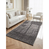 Elle Decoration Brilliance Laagpolig Vloerkleed Zilver Grijs